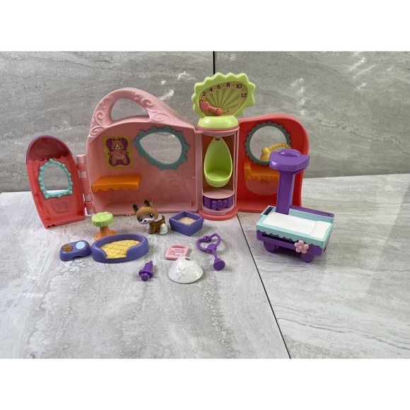 Littlest Pet Shop Toys Littlest Pet Shop Get Better Center Vet Playset Hospital Retired 204